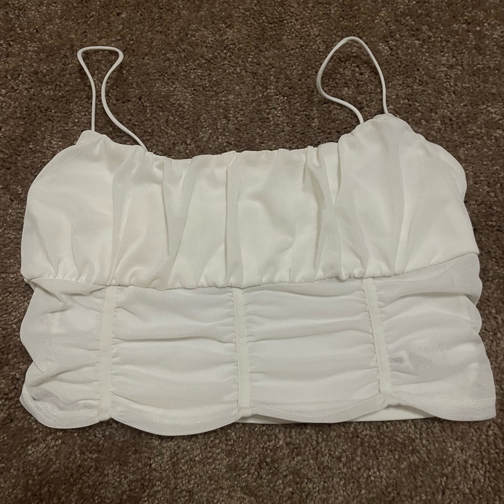 Garage Mesh Crop Top